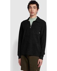 Farah - Shepton Regular Fit Quarter Zip Sweatshirt - Lyst