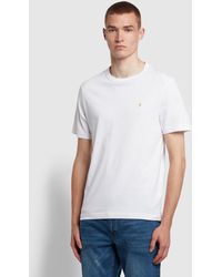 Farah - Danny Regular Fit Organic Cotton T-Shirt - Lyst