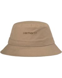 Carhartt WIP Cotton Script Bucket Hat in Black for Men | Lyst