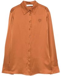 Zimmermann - Satin Silk Shirt - Lyst