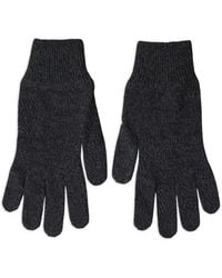 Dolce & Gabbana - Knit Wool Gloves - Lyst