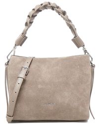 Coccinelle - Boheme Suede Bimaterial Bags - Lyst