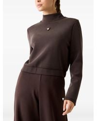 Guess - High Neck Sweatshirt - Lyst