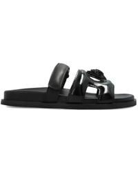 Kurt Geiger - Cutout Eagle Sandals - Lyst