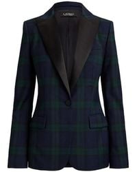 Ralph Lauren - Blazer Gilmore A Cuadros Tartán - Lyst