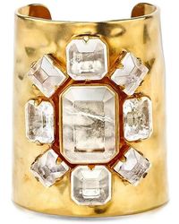 Goossens - Bracelet Manchette Stones Orné De Cristaux - Lyst