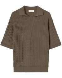 RETORI - T-Shirt En Coton Fin À Losanges - Lyst