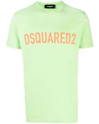 DSquared² - Logo-print Crew-neck T-shirt - Lyst