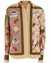 FARM Rio - Graphic-Print Button-Up Shirt - Lyst