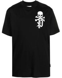 Philipp Plein - Ss Skull & Bones Round-Neck T-Shirt - Lyst