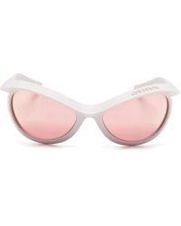 Burberry - Virgil Shield-Frame Sunglasses - Lyst