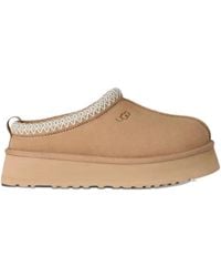 UGG - Tasman Ii Platform-Sole Braided-Trim Slippers - Lyst