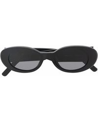 Palm Angels - Spirit Oval-Frame Sunglasses - Lyst