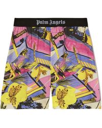 Palm Angels - Miami Segelshorts mit Blumen-Print - Lyst