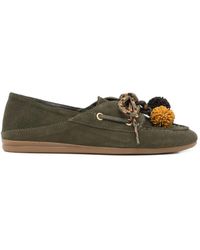 Toral Shoes - Tiwa Avellana Suede Mule Loafers - Lyst