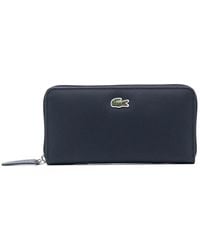 Lacoste - Logo-Patch Zip-Around Wallet - Lyst