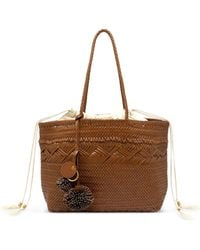 Gianni Chiarini - Paloma Drawstring Woven Tote Bag - Lyst