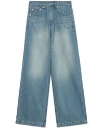 Low Classic - High-waist Wide-leg Jeans - Lyst