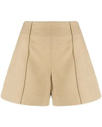 Vince - Sculptural Panama Shorts - Lyst