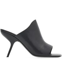 Ferragamo - Open Toe Slide Sandals - Lyst