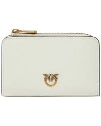 Pinko - Mini Love Birds Leather Wallet - Lyst