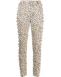 Rabanne - Leopard-print Jeans - Lyst