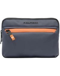 Piquadro - Water-Resistant Messenger Bag - Lyst