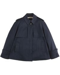 Fay - Buttoned Trench Jacket - Lyst