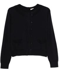 Semicouture - Button-Up Wool Cardigan - Lyst
