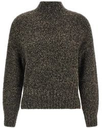 Agnona - Jersey De Bouclé Con Cuello Alto - Lyst