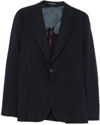 Paul Smith - Blazer De Lana Con Botones - Lyst