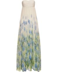 Oscar de la Renta - Allium Chiffon Gown - Lyst