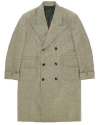 Fortela - Bogart Herringbone Double-Breasted Coat - Lyst