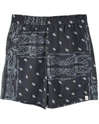 The World Is Yours - Paisley-Print Drawstring Swim Shorts - Lyst