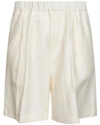Laneus - Pleated Shorts - Lyst