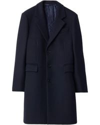 Burberry - Wollen Jas - Lyst
