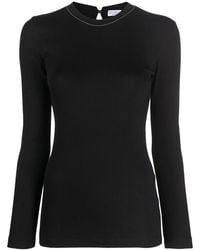 Brunello Cucinelli - Cotton Long Sleeves T-Shirt - Lyst