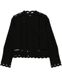 Isabel Marant - Mini Embroidered Cotton Shirt For - Lyst