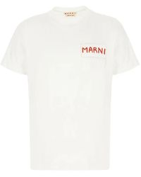 Marni - Logo T-Shirt - Lyst