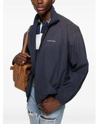Acne Studios - Washed-Logo Zip-Up Jacket - Lyst