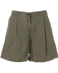 Woolrich Short à taille haute - Vert