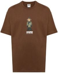 Aape By A Bathing Ape - Logo-Print Cotton T-Shirt - Lyst