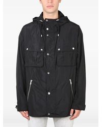 Balmain - Hooded Nylon Jacket - Lyst