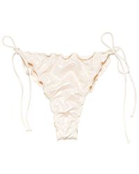 Mc2 Saint Barth - Miami Foiled Bikini Bottoms - Lyst