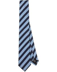 Zegna - Striped Silk Tie - Lyst