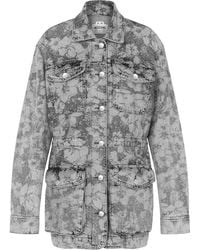 Moschino - Floral-Print Cotton Jacket - Lyst
