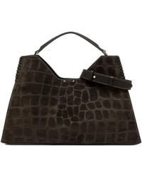 Gianni Chiarini - Sac Porté Épaule Aurora En Cuir À Effet Peau De Crocodile - Lyst