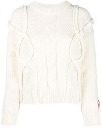Golden Goose - Cable-knit Long-sleeved Jumper - Lyst