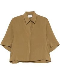 Alysi - Short-Sleeve Buttoned Shirt - Lyst