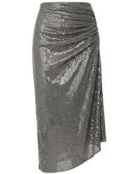 Toccin - Raelynn Sequin-Embellished Draped Skirt - Lyst